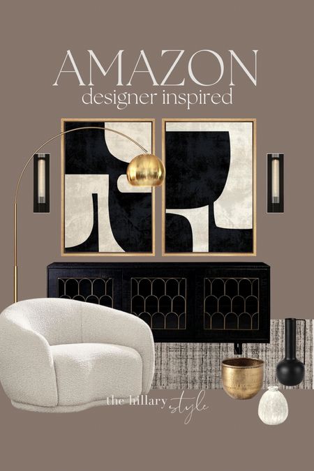 Amazon Designer Inspired! 

Amazon, Amazon Home, Amazon Find, Found It on Amazon, Bouclé Chair, Back In Stock, Accent Chair, Organic Modern, Contemporary, Abstract Art, Wall Art, Moody Modern, Home Decor, Sconces, MCM, Gold Home Decor, Vase, Rug

#LTKhome #LTKFind #LTKstyletip