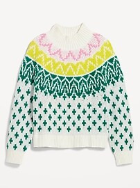 Mock-Neck Cropped Sweater for Women | Old Navy (US)