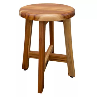 Teakwood Stool | Bed Bath & Beyond