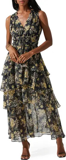 ASTR the Label Kali Floral Tiered Chiffon Dress | Nordstromrack | Nordstrom Rack