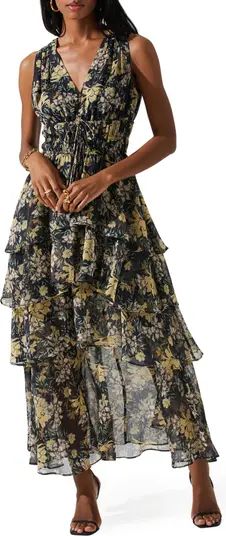 ASTR the Label Kali Floral Tiered Chiffon Dress | Nordstromrack | Nordstrom Rack
