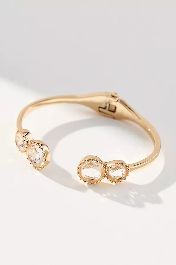 Crystal Hinge Cuff Bracelet | Anthropologie (US)