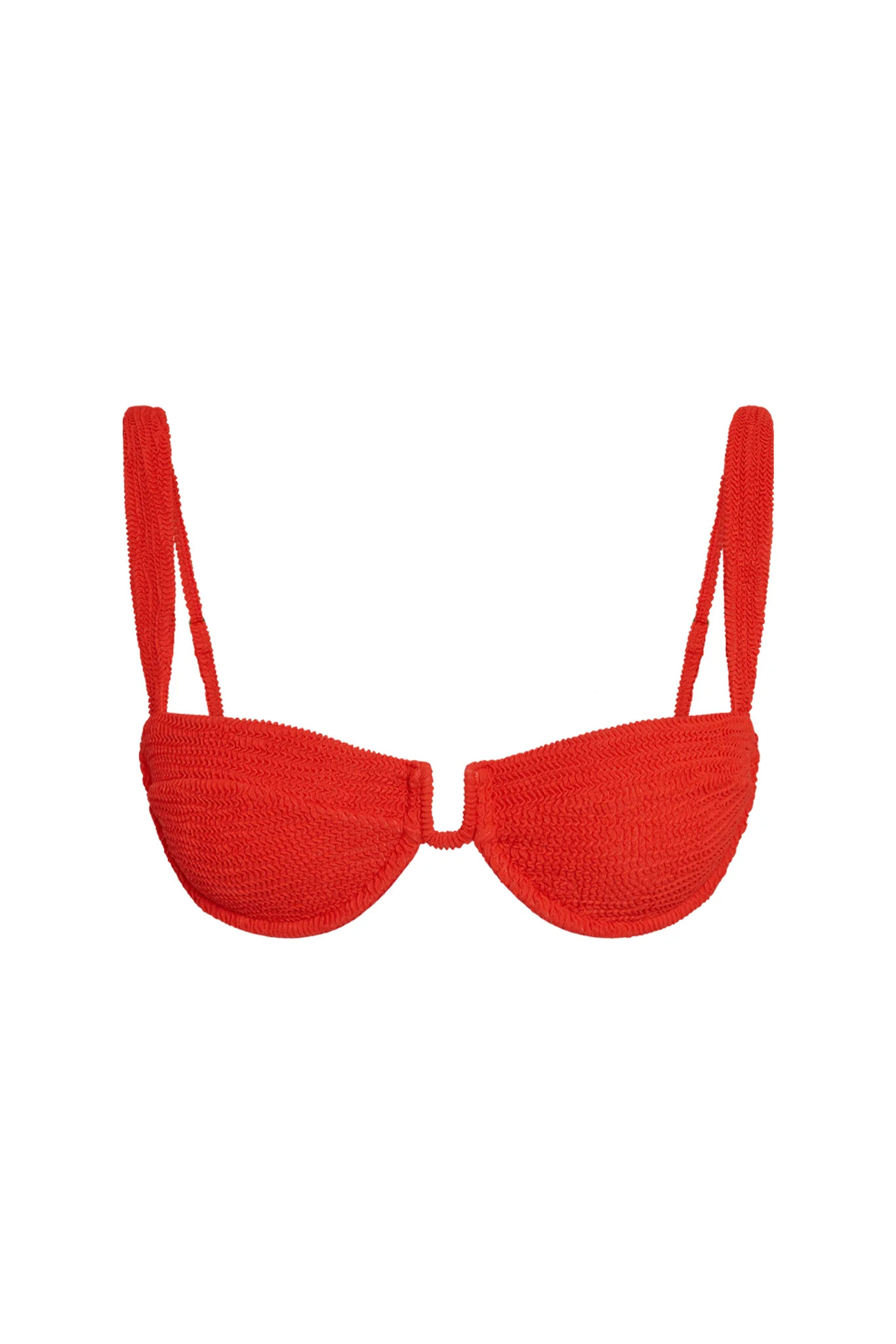 Cala Roja Top - Chili Pepper Crinkle | Monday Swimwear