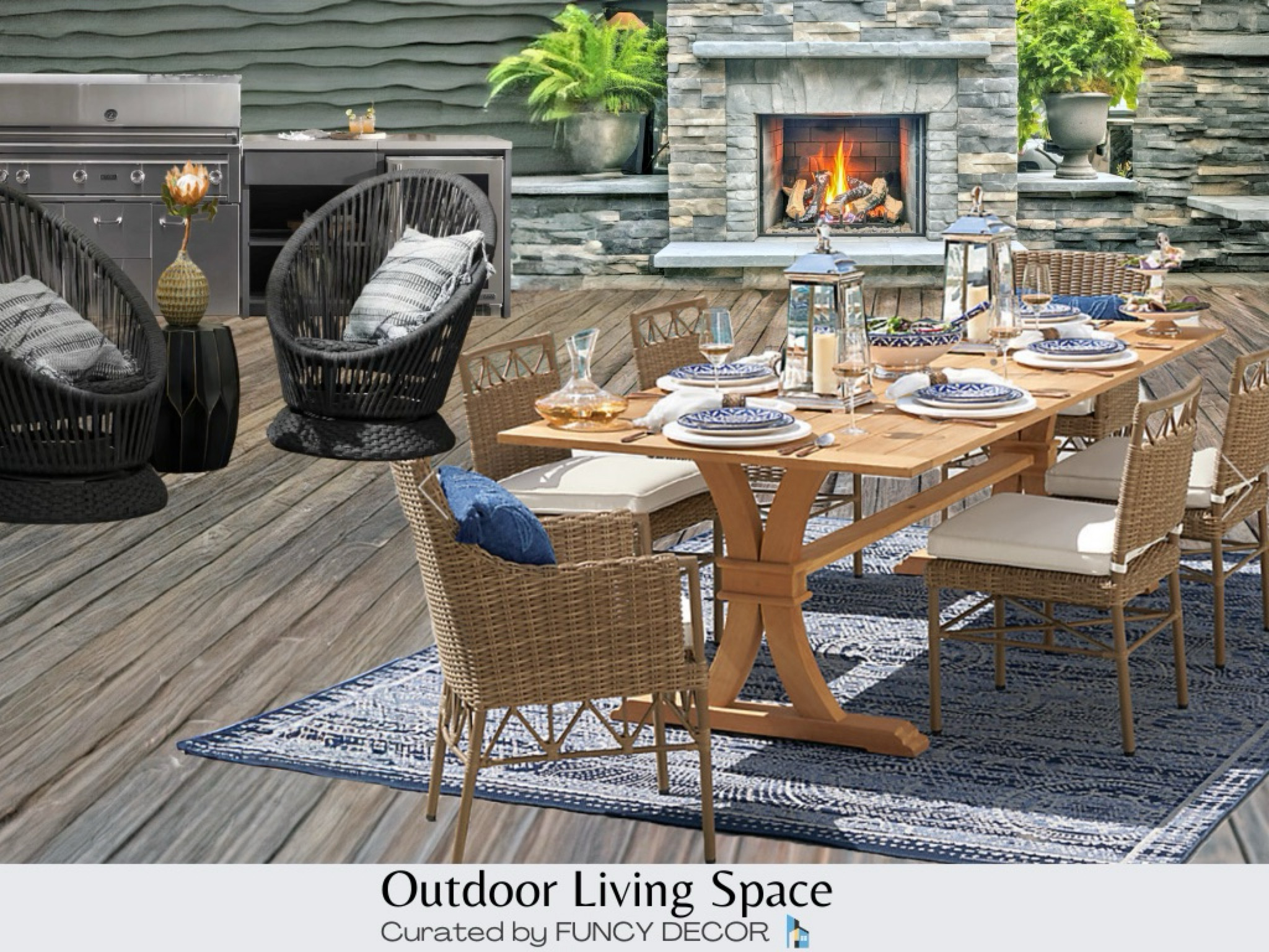 Host with this coastal-inspired outdoor entertaining area featuring items from Pottery Barn and Frontgate  

#LTKSeasonal #LTKHome #LTKStyleTip