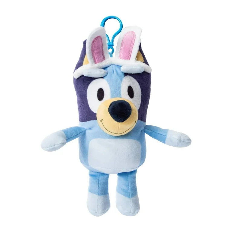 Bluey and Friends 8" Plush Clip-On with Bunny Ears Bluey | Walmart (US)
