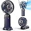 Portable Handheld Fan Battery Operated with Base, 8 Hours, Digital Display, 5 Speeds, 90° Ajusta... | Amazon (US)