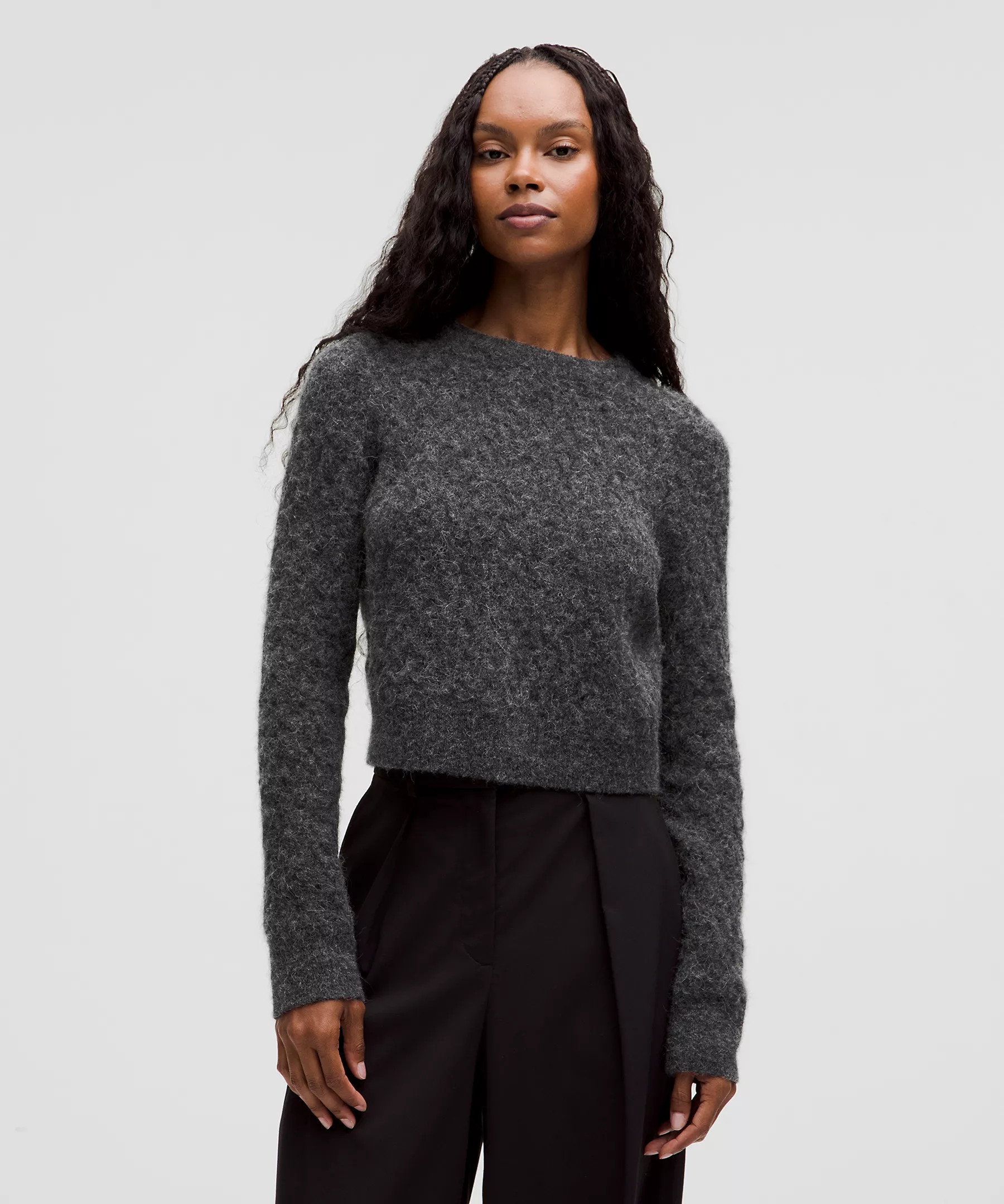 Alpaca Wool-Blend Crosshatch Sweater | Lululemon (US)
