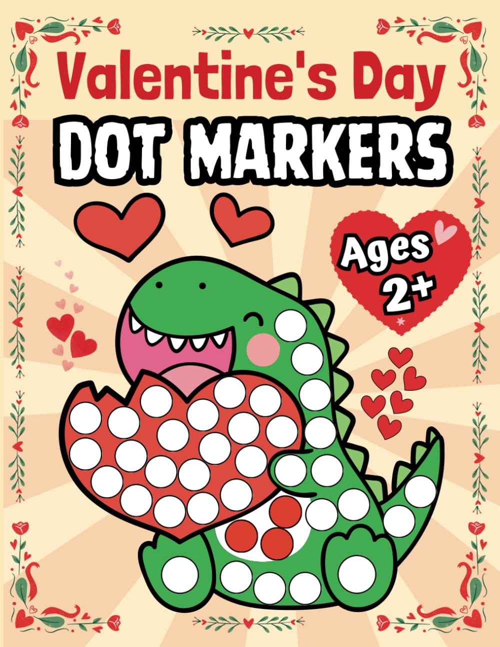 Valentine's Day Dot Markers Activity Book for Ages 2+: Easy Guided BIG DOTS | Dot Coloring Book F... | Amazon (US)