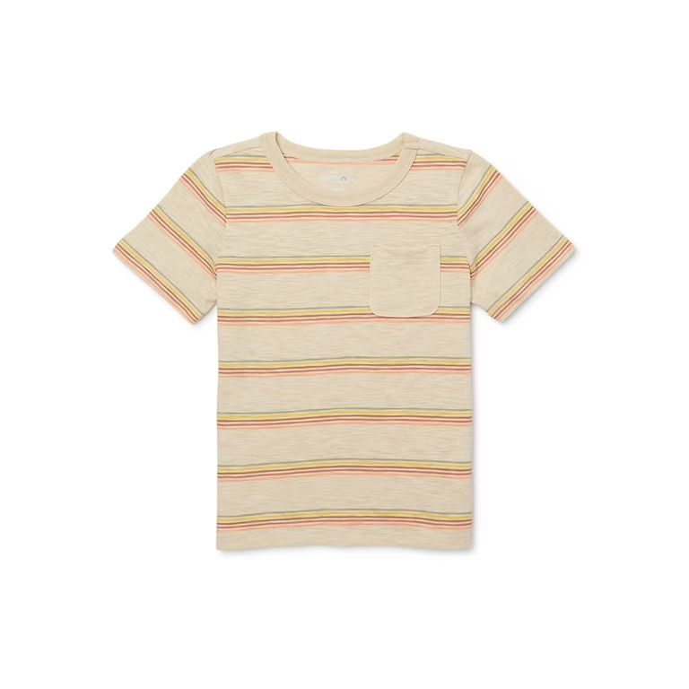 Garanimals Baby and Toddler Boys Pocket Tee with Short Sleeves, Sizes 18M-5T | Walmart (US)