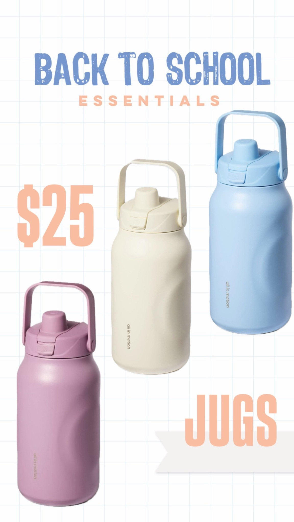 Back to School | Water Jugs

#LTKmomlife #LTKKids #LTKSaleAlert