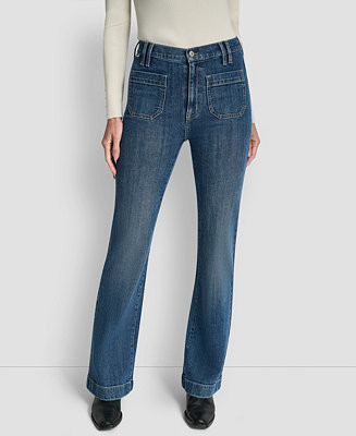 Women's High-Rise Relaxed Flare Jeans | Macy's