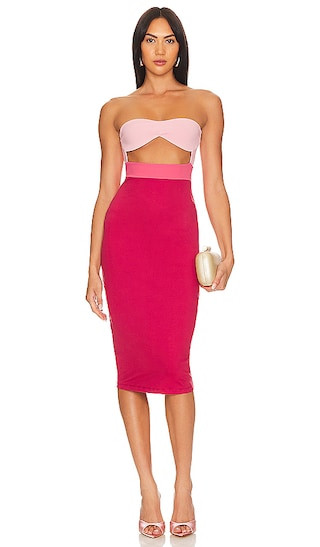 Susana Monaco Underwire Tube Dress in Pink. - size XL | Revolve Clothing (Global)