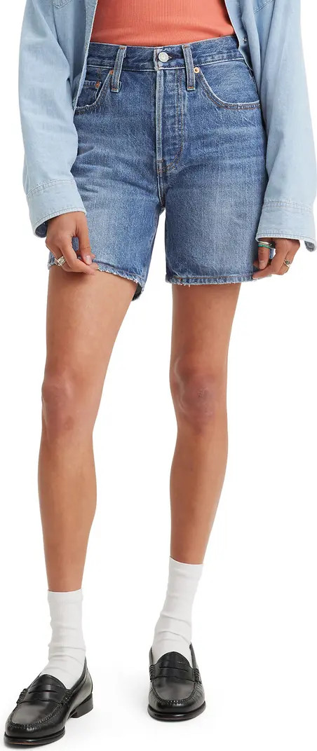 Levi's® 501® Mid Thigh Denim Shorts | Nordstrom | Nordstrom