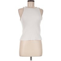 Zara Tank Top Ivory Halter Neckline Tops - Used - Size Medium | ThredUp (US)