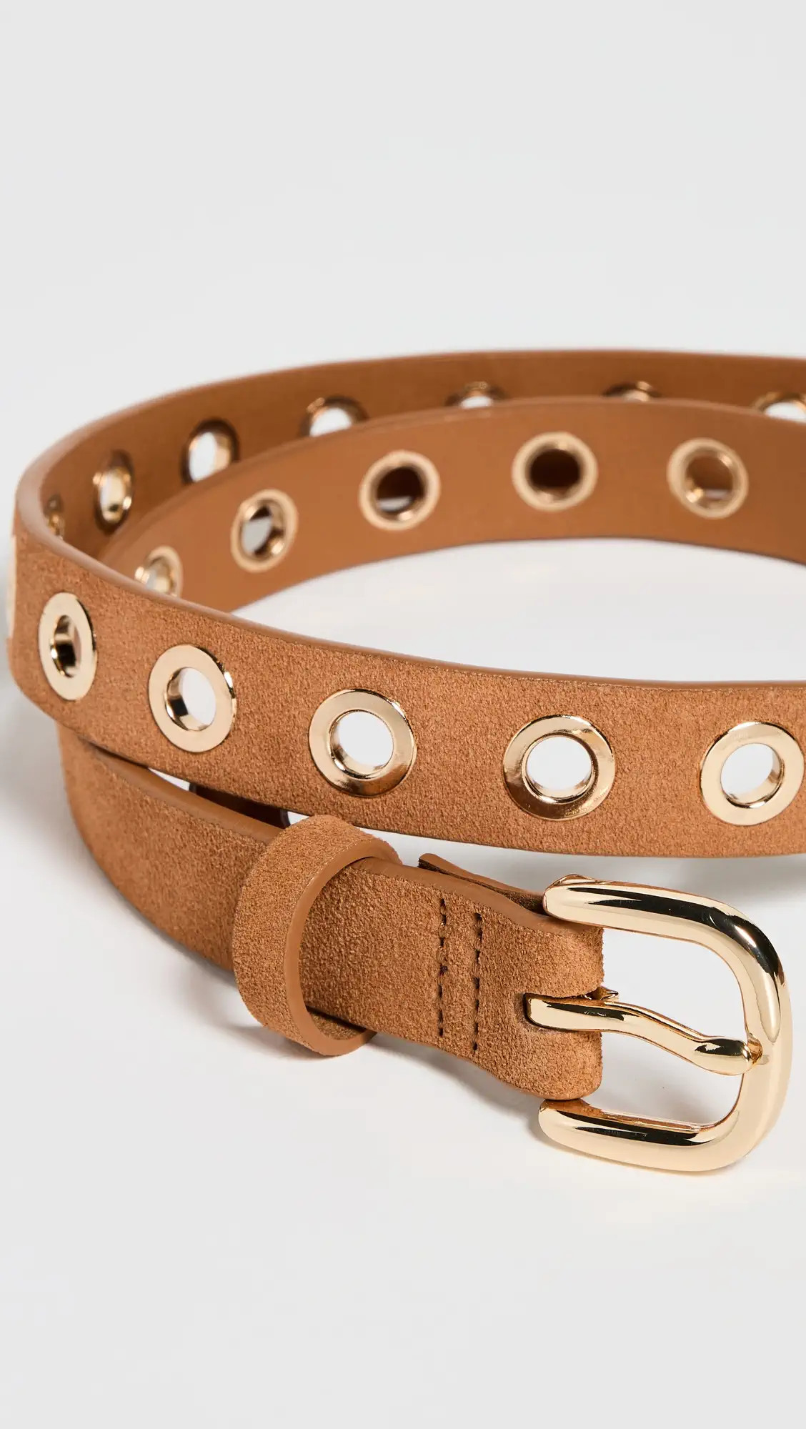Grommet-Embellished Suede Belt | Shopbop