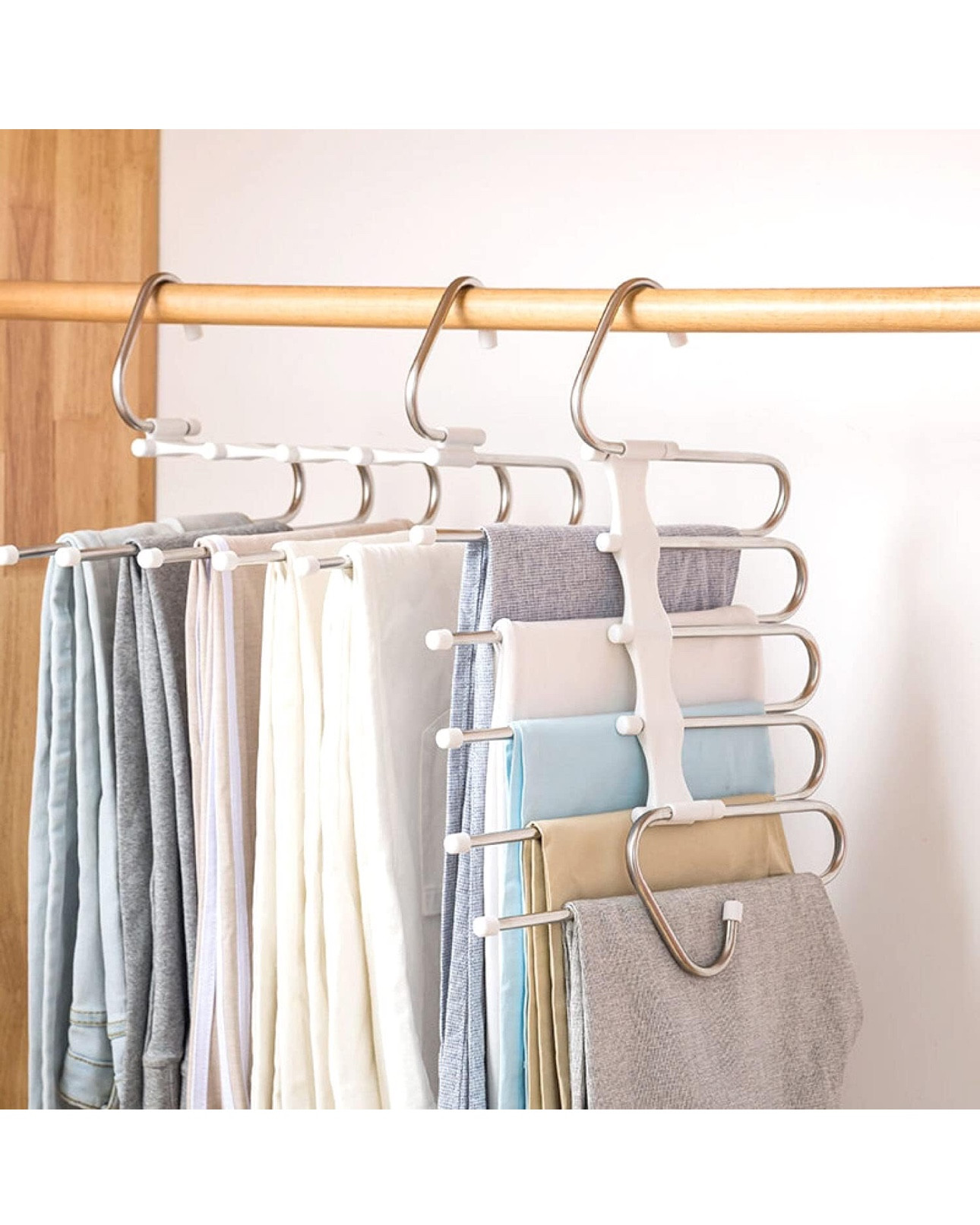 Pants Hangers 2 Pack Space Saving Metal Closet Organizer,Clothes Pants Hangers, Anti-Slip Design,Closet Organizers and Storage for Pants Jeans Skirts Scarf Legging

#ltkhome #lltkfindsunder100

#LTKStyleTip #LTKFindsUnder100 #LTKHome