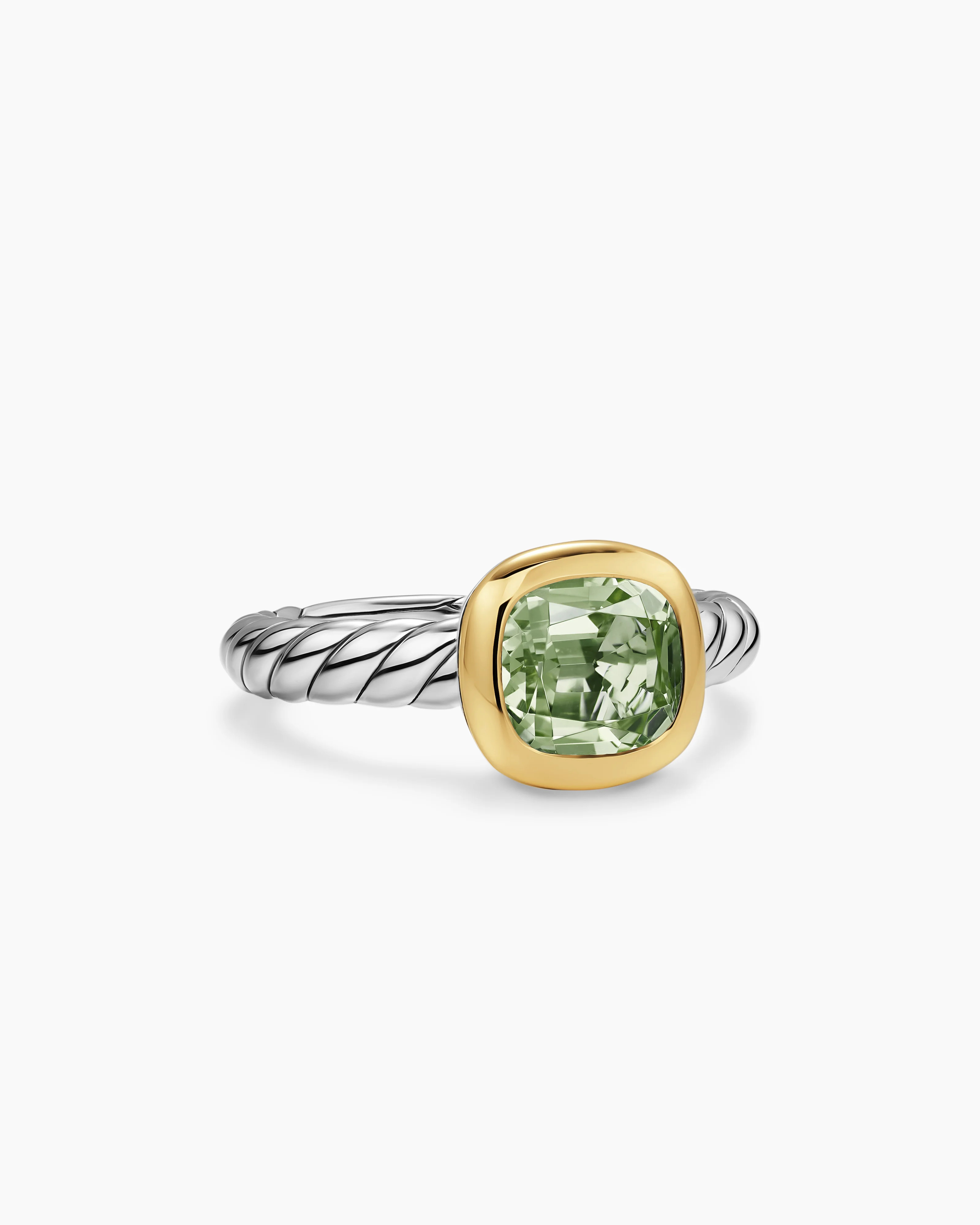 David Yurman | DY Mercer Color Stone Ring in Sterling Silver with 18K Yellow Gold, 7mm | David Yurman