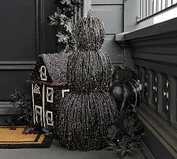 Stackable Glitter Pumpkins - Set of 3 | Pottery Barn (US)