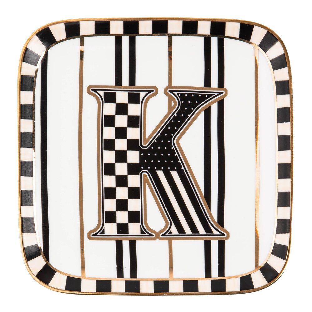 Monogram Dish - K | MacKenzie-Childs