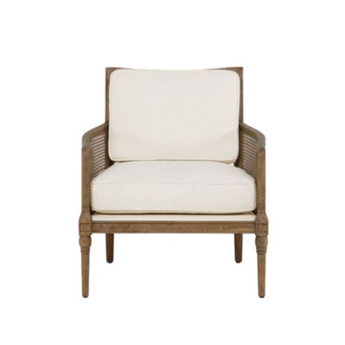 Wymberly Cane Armchair with Cushions | Ballard Designs, Inc.