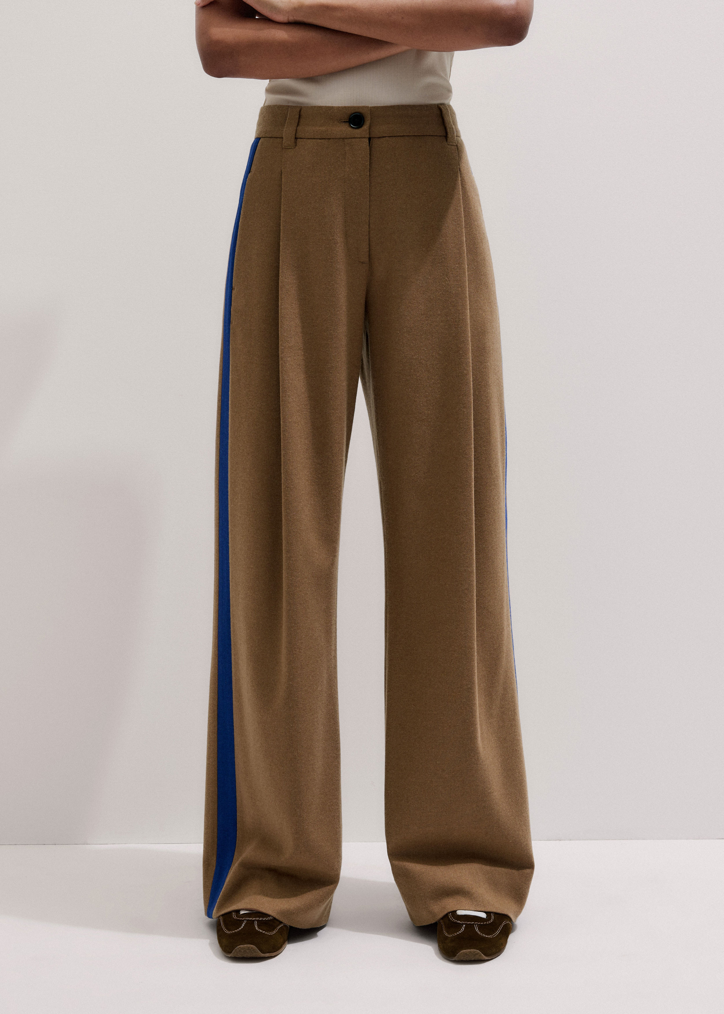 Pleat Straight Pant Fluid Tailoring | ME+EM US