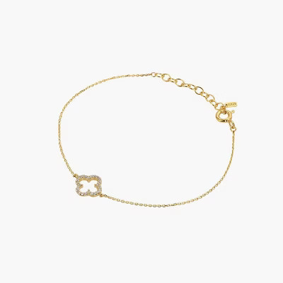 Aria Clover Bracelet Silver 7 | Target