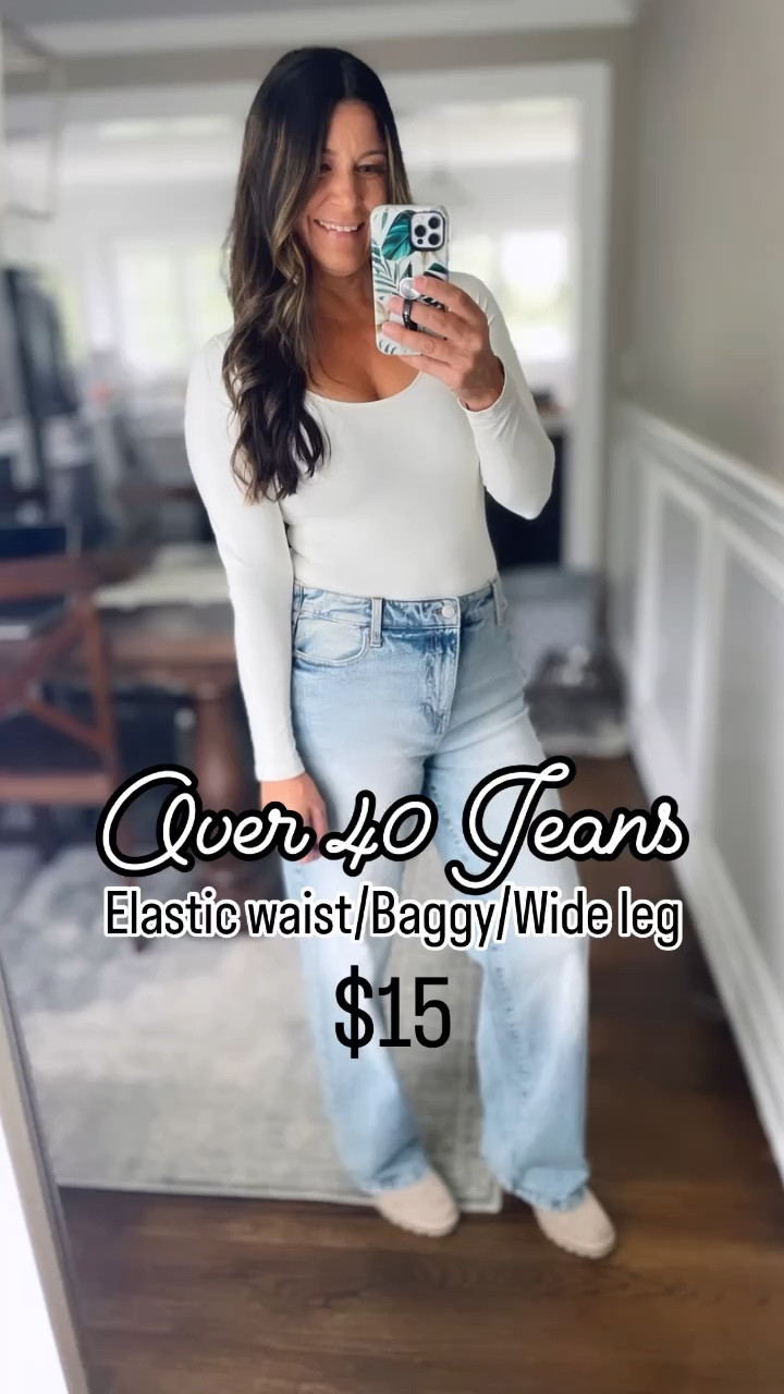 Trendy jean style for any age. 

#LTKStyleTip #LTKFindsUnder50 #LTKOver40