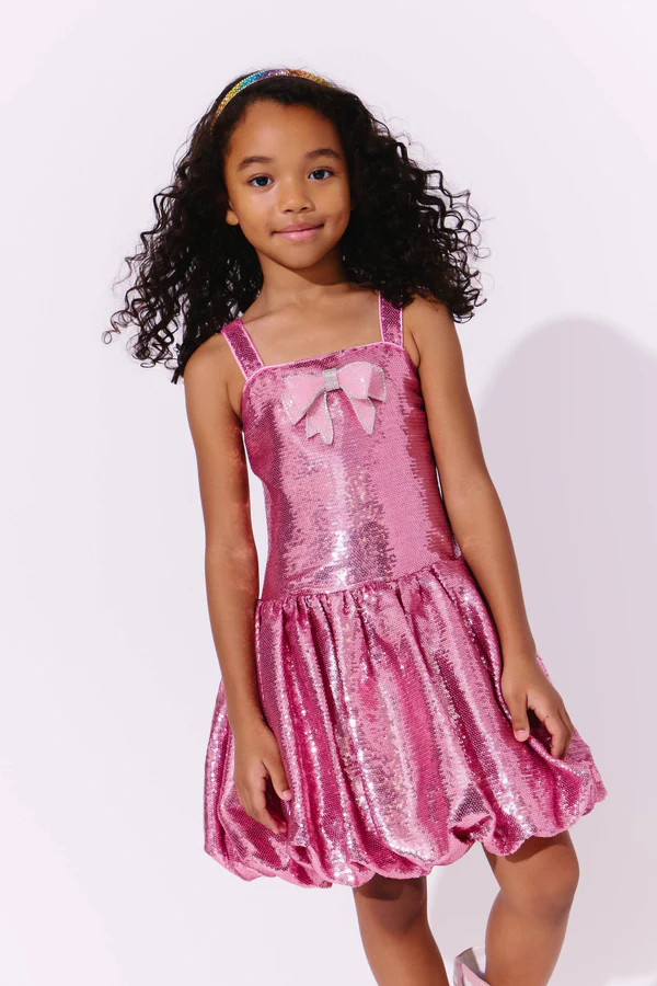 Rose Bow Bubble Dress | Lola + The Boys