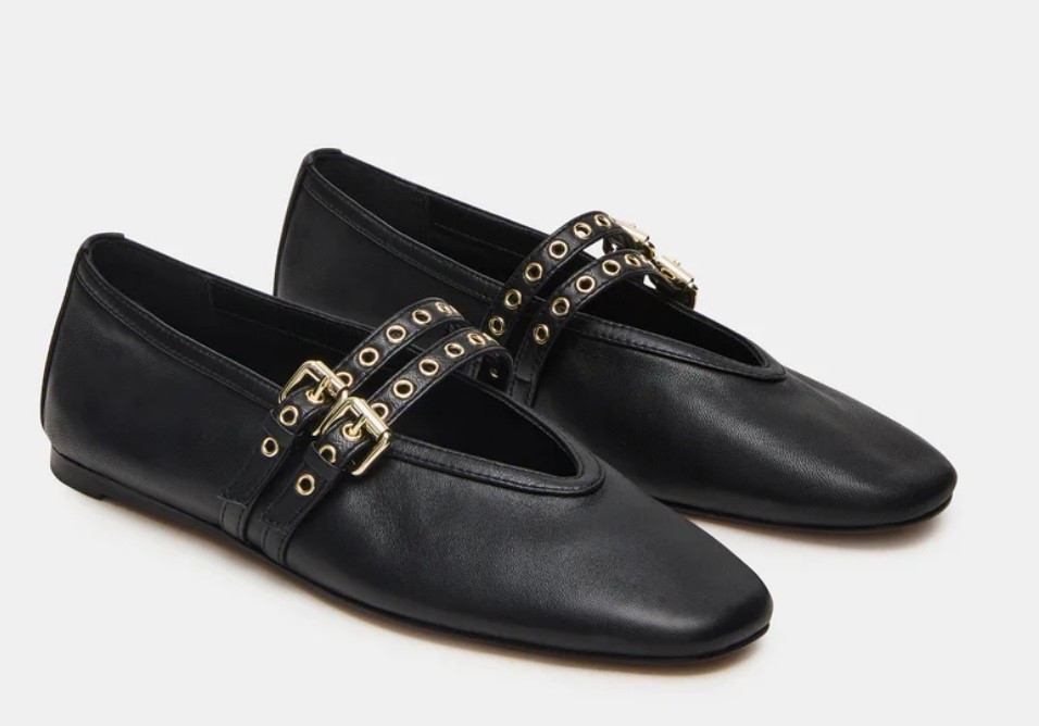 Comfiest black and gold flats #stevemadden #balletflats 

#LTKFindsUnder100 #LTKStyleTip #LTKShoeCrush