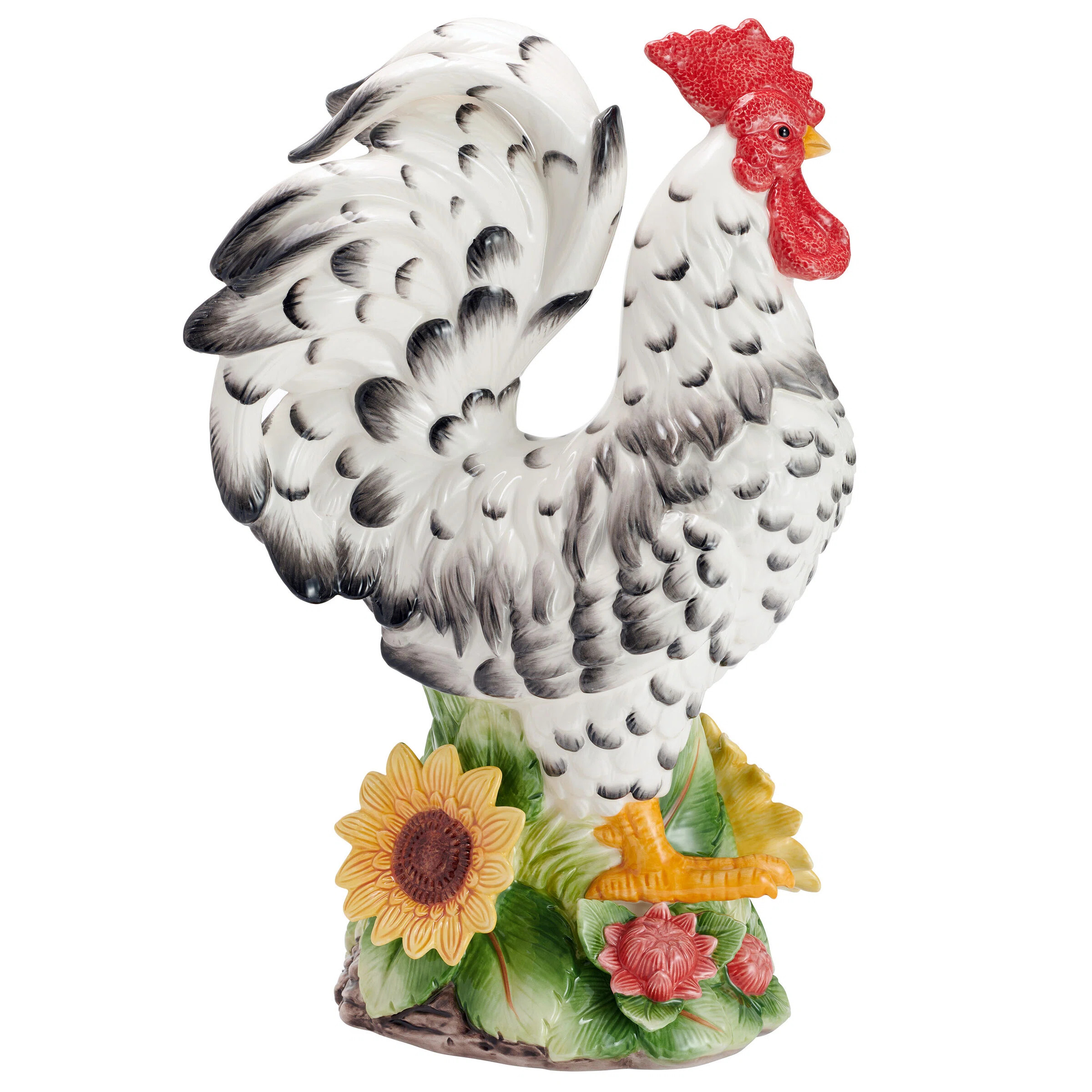 Fitz And Floyd Provence Rooster Figurine, 18.25 Inch | Wayfair North America