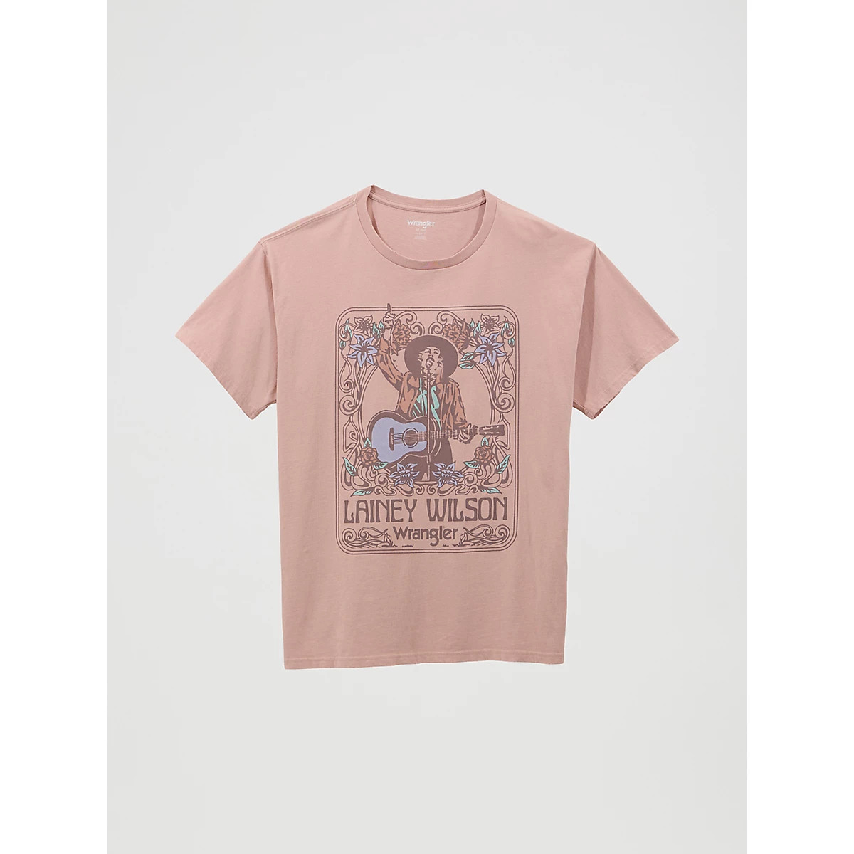 Women's Wrangler Retro® Lainey Wilson Oversized Band Tee in Misty Rose | Wrangler