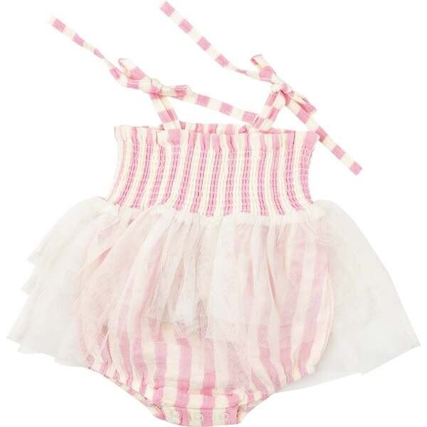 PINK STRIPE TUTU BUBBLE, Pink - Angel Dear Dresses | Maisonette | Maisonette