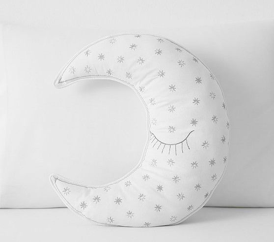 Moon Decorative Pillow | Pottery Barn Kids