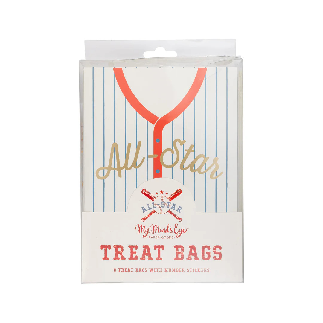 Baseball Jersey Treat Bags | My Mind's Eye