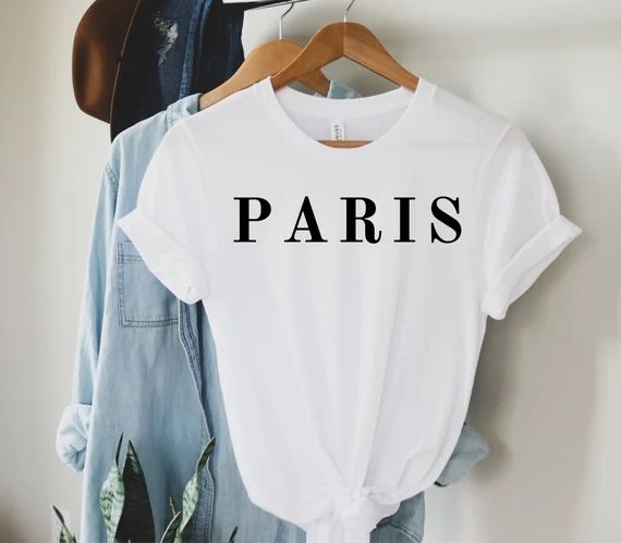 Paris T-shirt  Gift for Paris Lover Parisian Gift Paris - Etsy | Etsy (US)