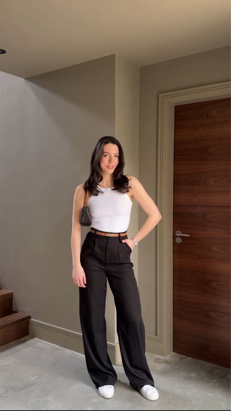 Dupe of the Amazon belt you went crazy for 🤎 

Brown belt, H&M, designer dupe, old money outfits, old money style, classic style, timeless outfits, tailored trousers, white vest top, black trousers, tan belt

#LTKstyletip #LTKeurope #LTKworkwear