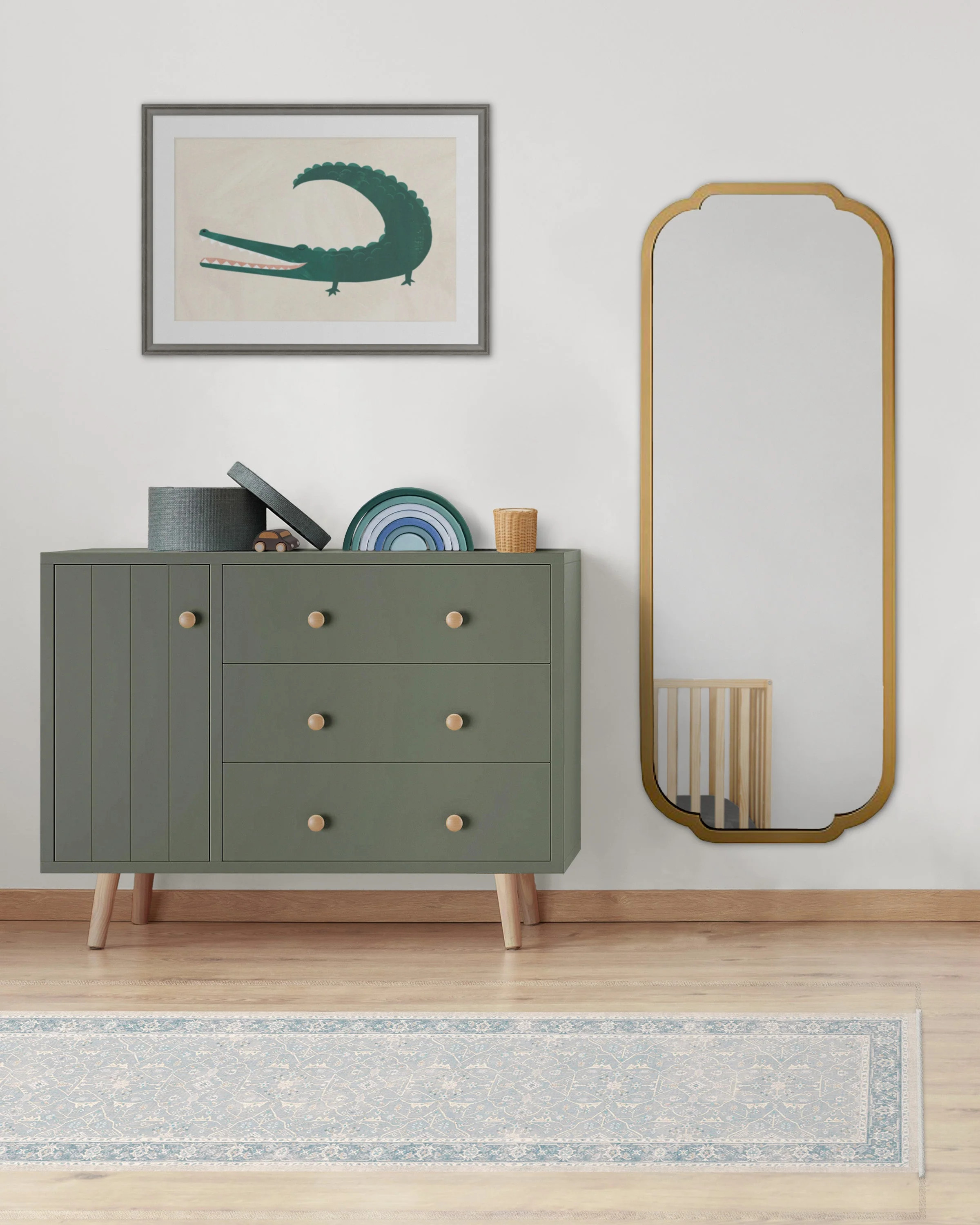 Celestine Soft Blue Rug | Ruggable US | Ruggable