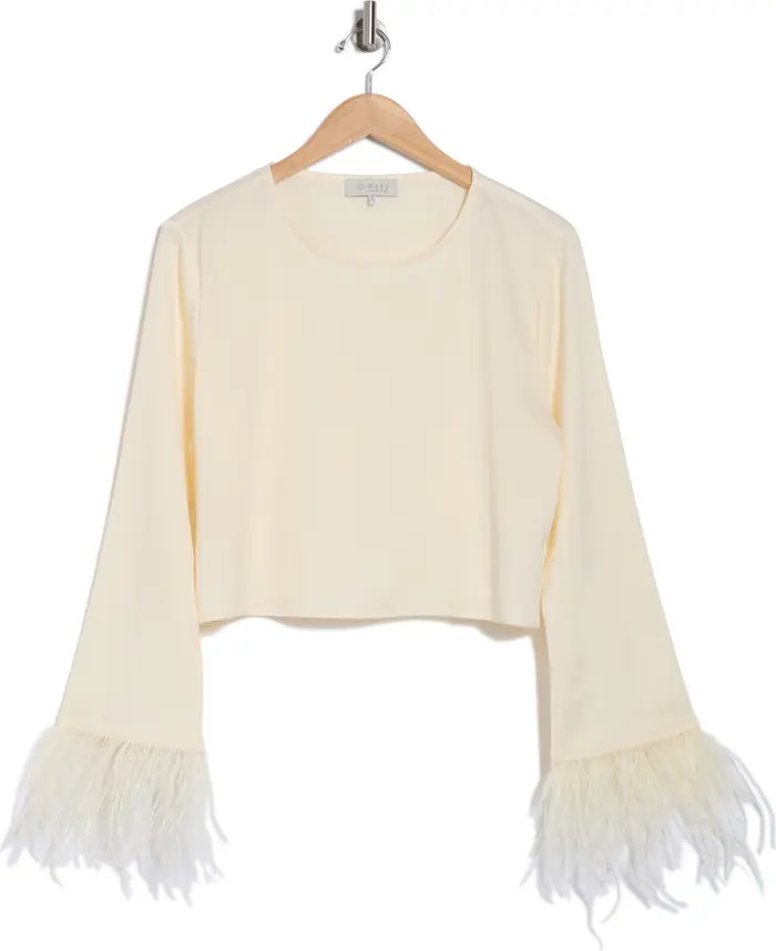 WAYF Feather Trim Top | Nordstromrack | Nordstrom Rack