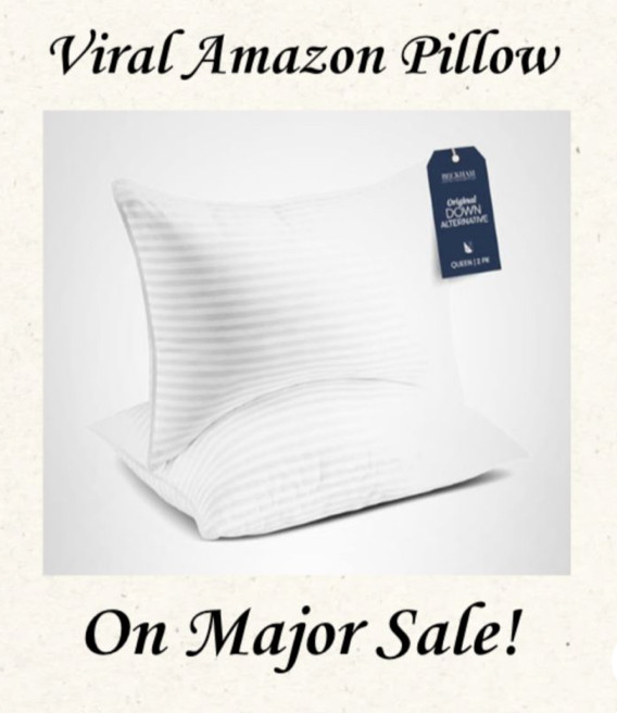 This pillow gets over 250,000 great reviews. Snag it now while it's almost half off!  

 #LTKOver40 #LTKHome #LTKSaleAlert