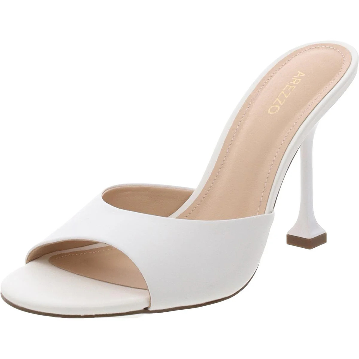 Womens Solid Leather Slide | Shop Simon