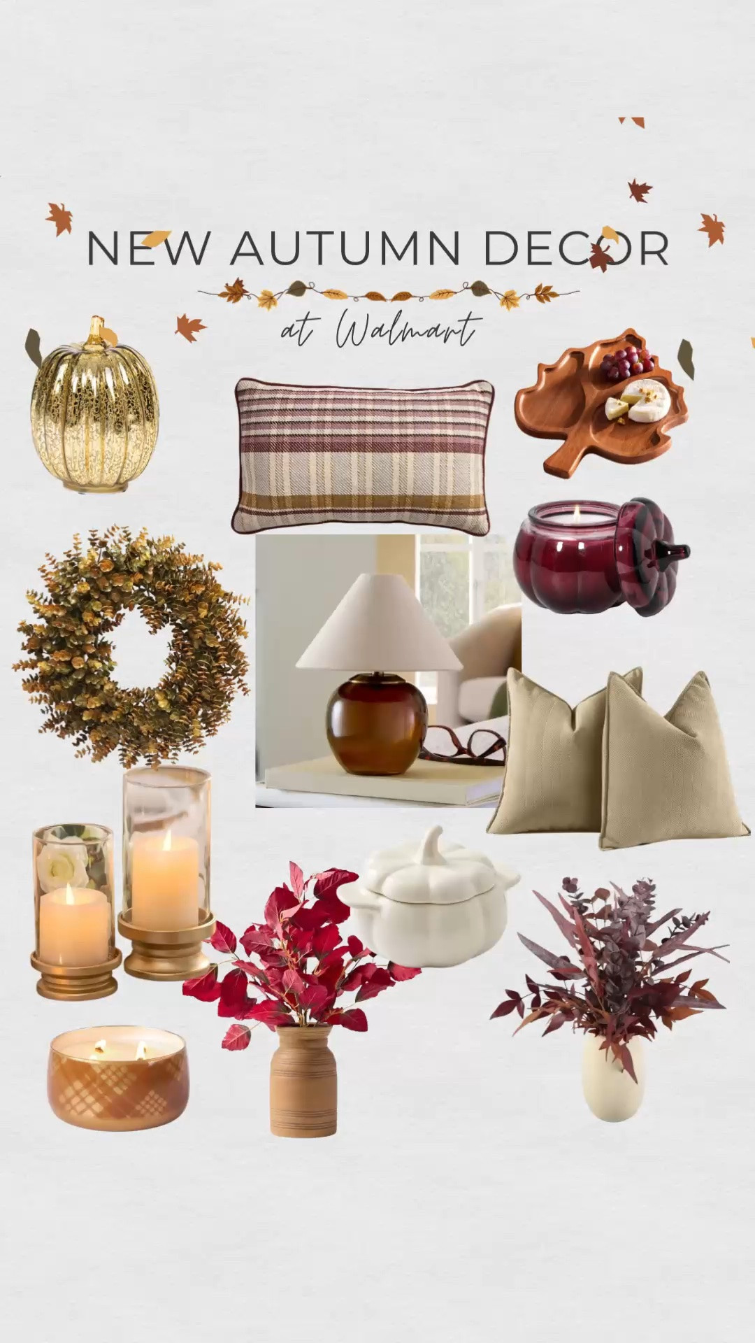 Walmart fall decor, home decor, autumn decor

#LTKHome