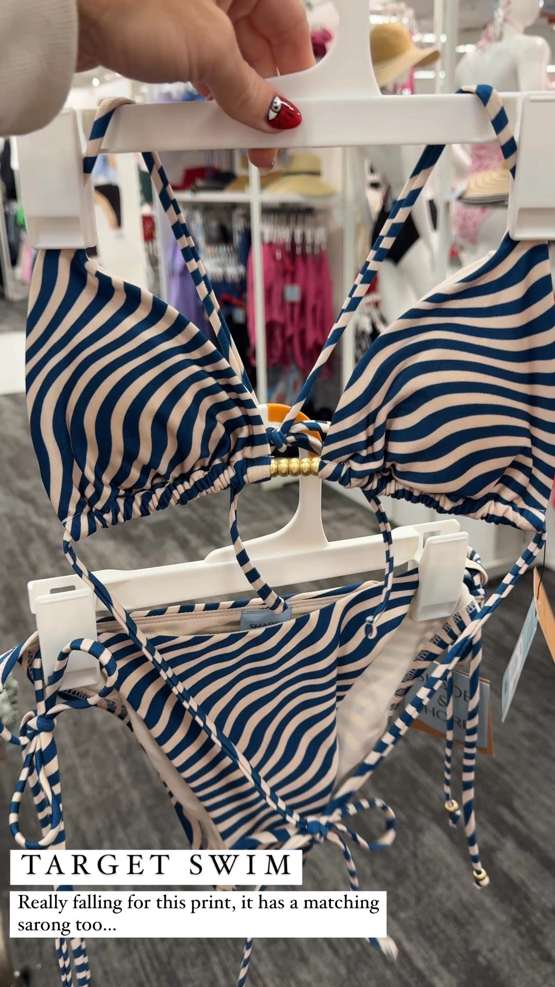 Spring break finds at target, loving this bikini print that also comes with a matching sarong.  

Spring break outfits  | vacation outfits | pull outfits | swimsuits | target style | target finds | resort wear 

#LTKWatchNow #LTKSwim #LTKFindsUnder50