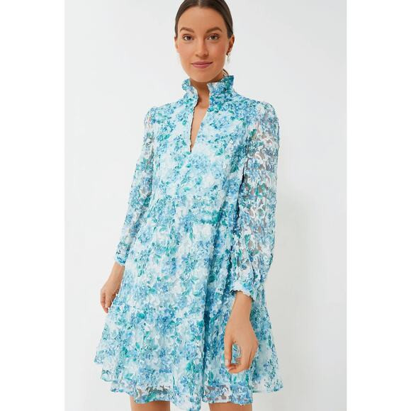 TUCKERNUCK Water's Edge Hydrangea Organza Palmerston Dress NWT Size Small | Poshmark
