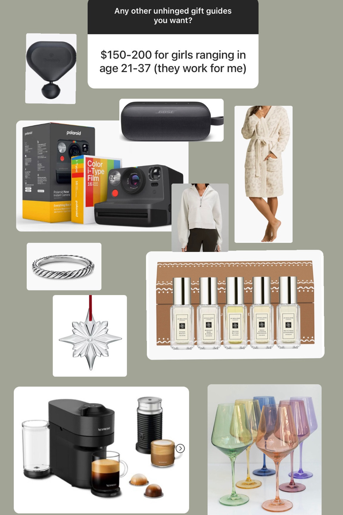 By request! Gifts under $200! I tried to think of things that I would love but wouldn’t buy myself 

#LTKbeauty #LTKHoliday #LTKGiftGuide