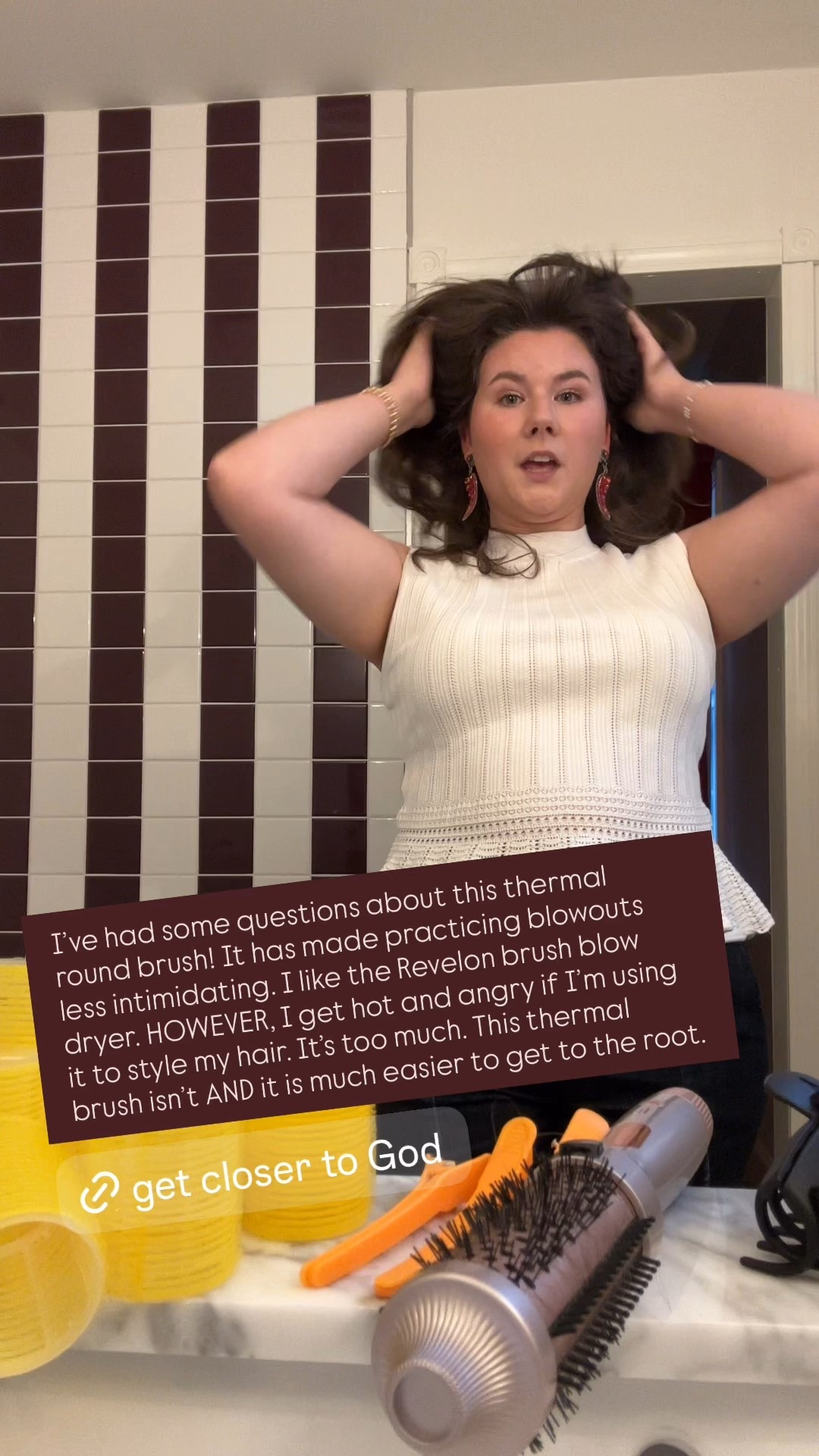 Make blowouts easier with this thermal round brush! This brush is GREAT. I like the Revelon blow out brush, but it’s too much for blowouts. With this heated brush, you can get right up to the root and have a blowout that lasts for days. 💇‍♀️

#LTKBeauty #LTKStyleTip #LTKFindsUnder50