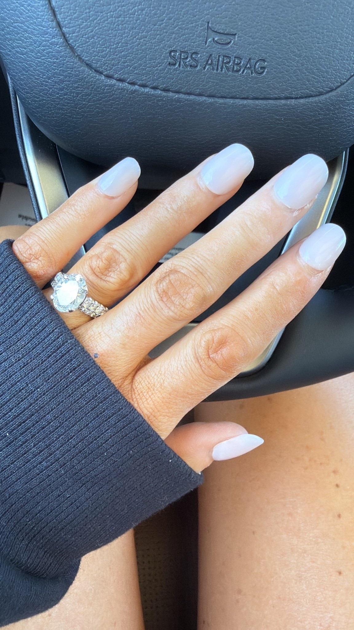 The perfect milky white neutral nails… of course wearing my all time favorite press ons  

#LTKFindsUnder50 #LTKmomlife #LTKBeauty