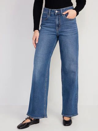 High-Waisted Wow Wide-Leg Jeans for Women | Old Navy (US)