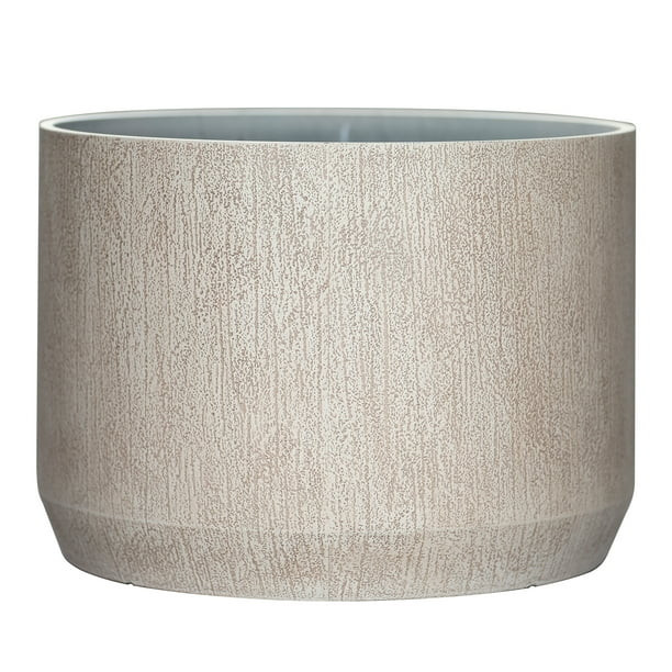 Dave & Jenny Marrs for Better Homes & Gardens Rogers Off-White Resin Planter, 16in x 16in x 11.5i... | Walmart (US)