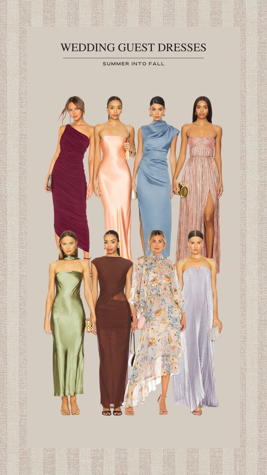 Cute wedding guest dresses for this summer to fall transition time!

#LTKStyleTip #LTKWedding #LTKSeasonal