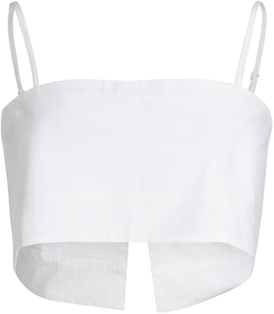 Amazon.com: Azeeza, Walton Silk Crop Top, X-Small, White : Luxury Stores | Amazon (US)